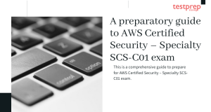 AWS-Security-Specialty Exam Actual Questions