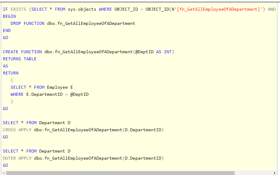 Query Data By Using Subqueries And APPLY - Tutorials (TPT)