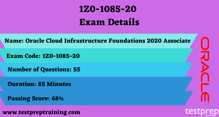 Oracle Cloud Infrastructure Foundations 2020 Associate | 1Z0-1085-20 Exam details 