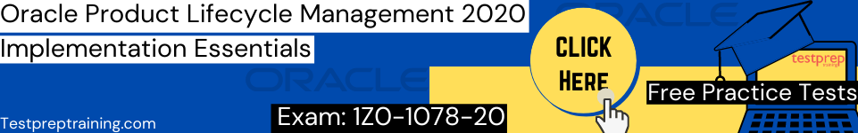 Oracle 1Z0-1078-20 free practice tests