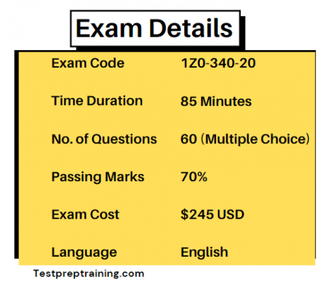 Training 1z0-340-22 Online