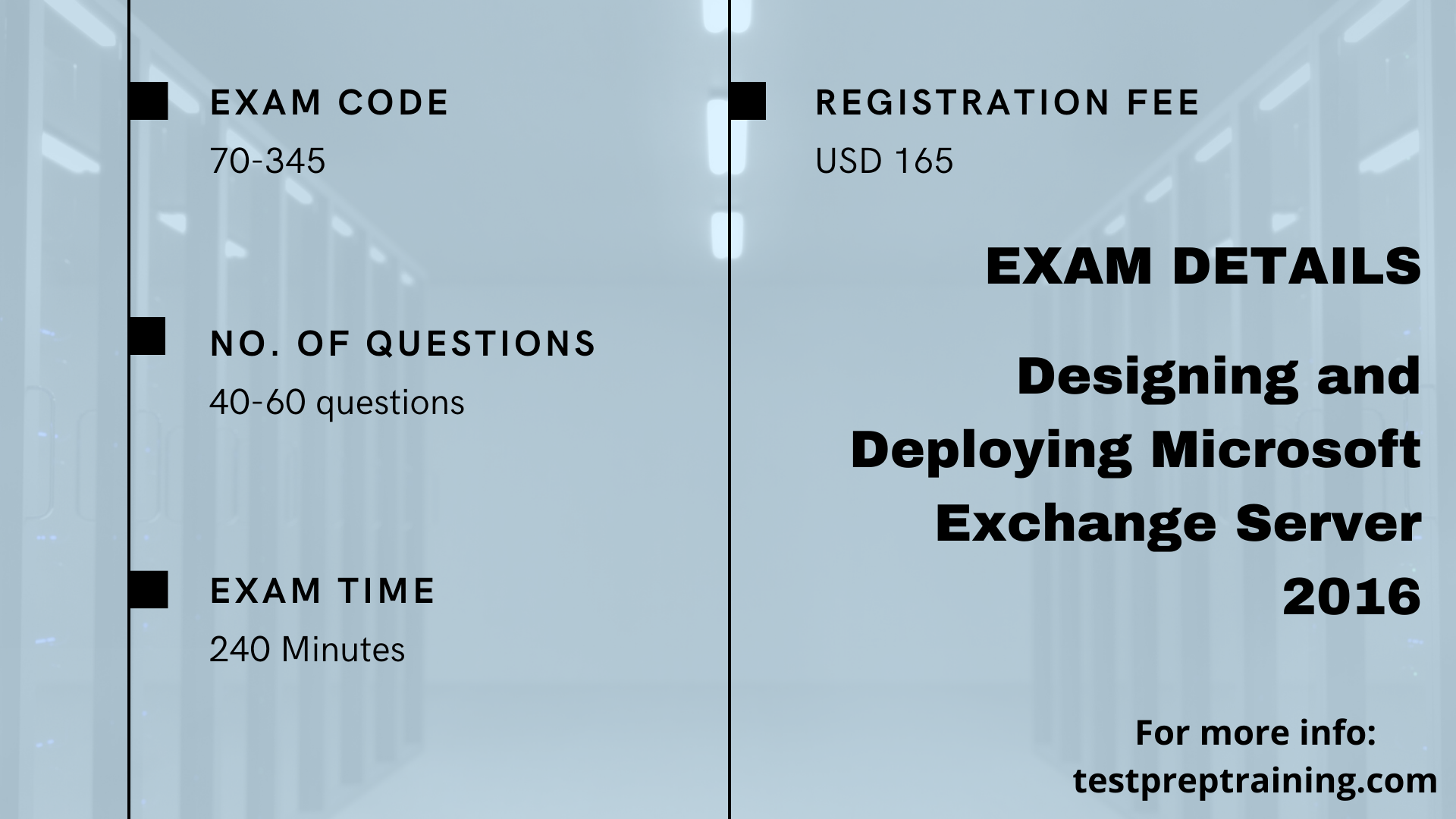 Microsoft 70-345 exam details