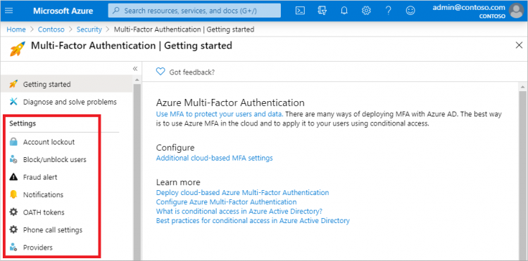 Azure Multi Factor Authentication Gaiarts