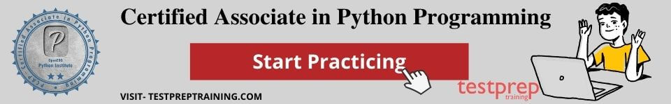 Certified Associate in Python Programming Practice Tests