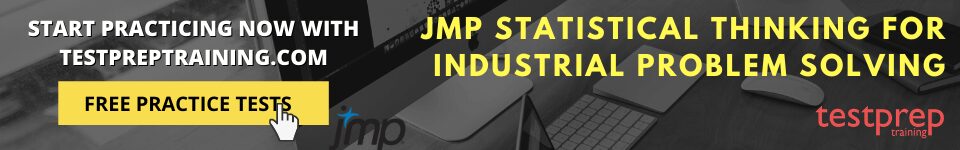 JMP Statistical Thinking for Industrial Problem Solving - Free Test