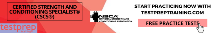 Certified Strength And Conditioning Specialist Cscs® Testprep Training 4461