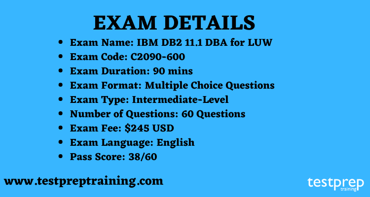 C2090-600 IBM DB2 11.1 DBA for LUW - Testprep Training Tutorials