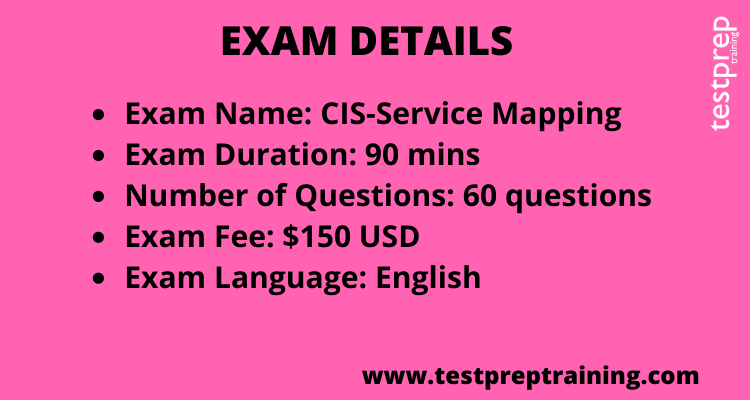 CIS-Service Mapping exam details