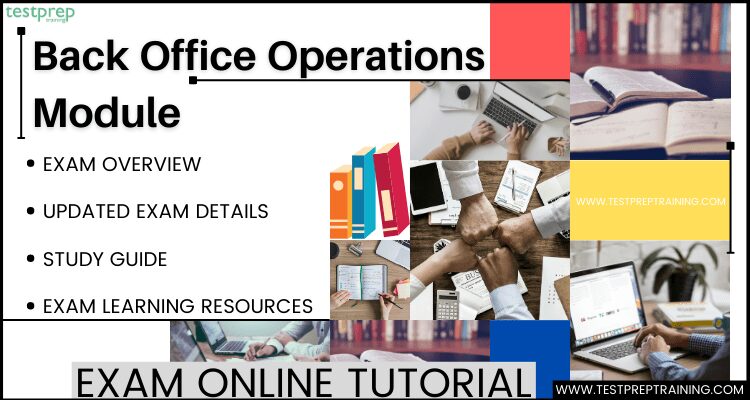 Back Office Operations Module tutorial