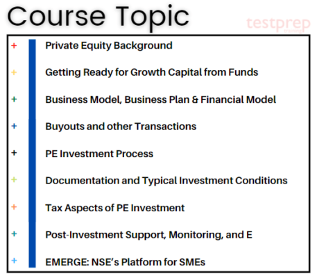 Venture Capital and Private Equity Module topics