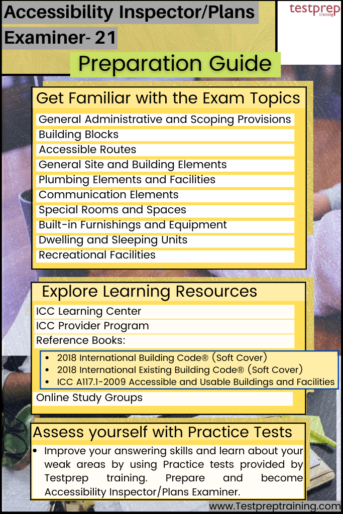 Accessibility Inspector/Plans Examiner 21 Testprep Training Tutorials