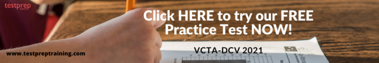 VCTA-DCV 2021 FREE Practice Test