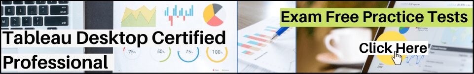 Tableau Desktop Certified Professional tests