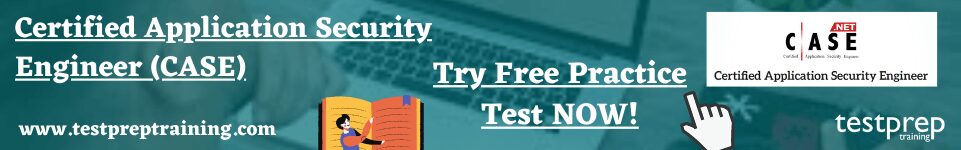 Certified Application Security Engineer (CASE) free practice test