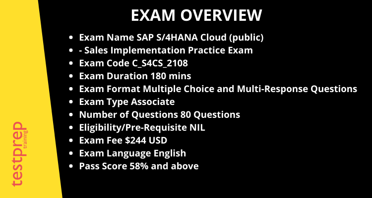 C-S4CS-2208 Exam Review