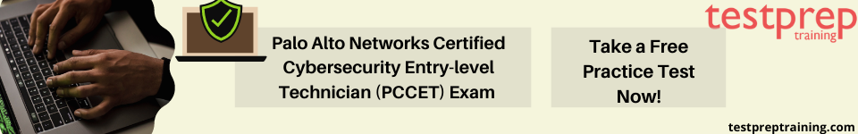 Palo-Alto-Networks-Certified-Cybersecurity-Entry-level-Technician-PCCET-Exam Free practice tests