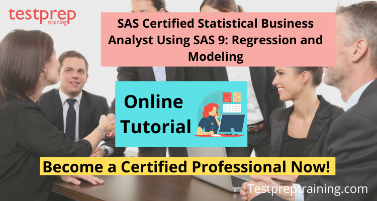 SAS Certified Statistical Business Analyst Using SAS 9: Regression and Modeling Online Tutorial 