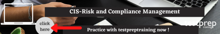 CIS-Risk and Compliance Management free practice test