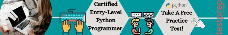 Certified Entry-Level Python Programmer practice test
