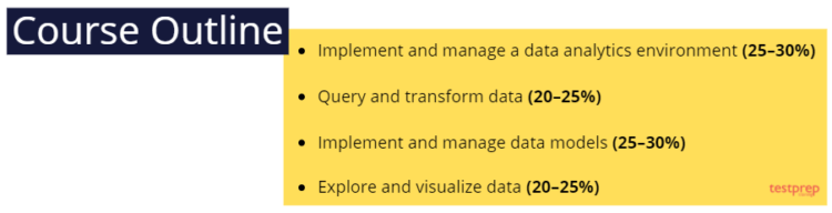 Exam DP-500: Designing and Implementing Enterprise-Scale Analytics  Solutions Using Microsoft Azure and Power BI - Testprep Training Tutorials