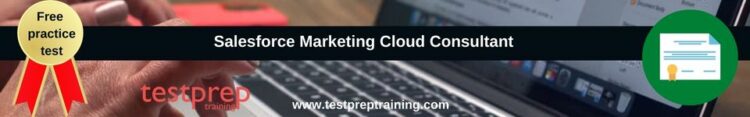 Salesforce Marketing Cloud Consultant Free practice test