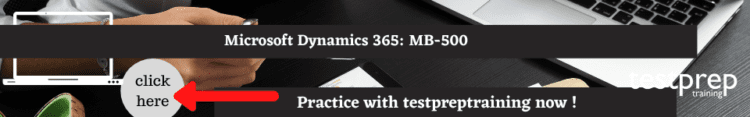 Microsoft Dynamics 365: MB-500 free practice test