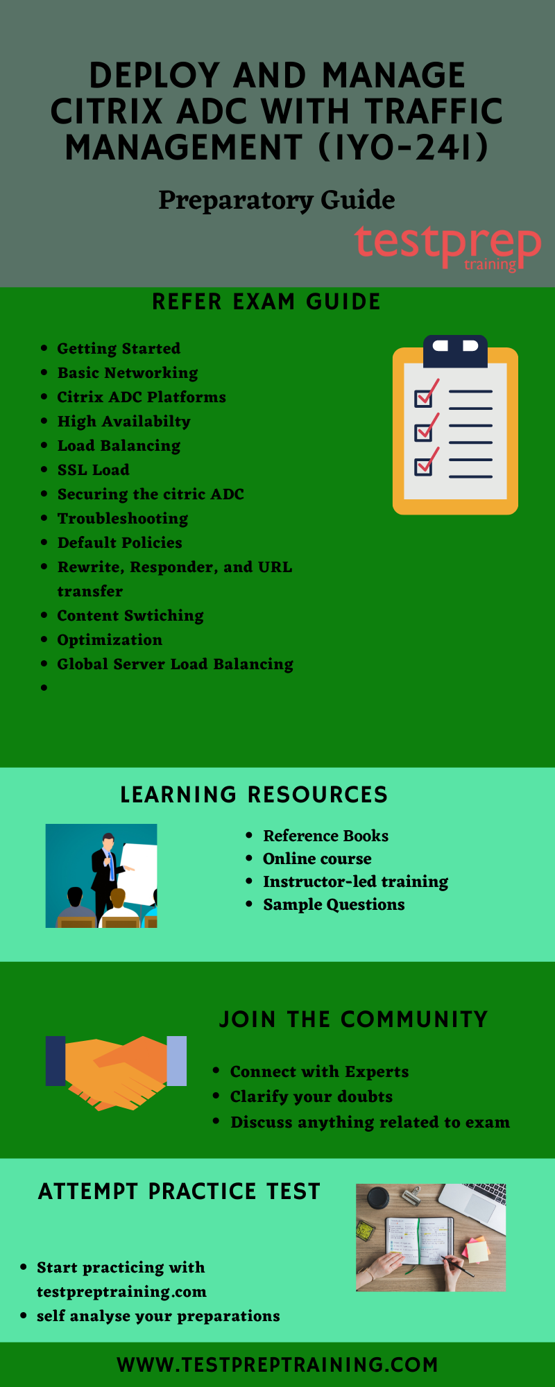 Deploy and Manage Citrix ADC with Traffic Management (1Y0-241) preparatory guide