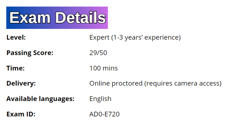 Adobe Commerce Front-End Developer Expert (AD0-E720) details